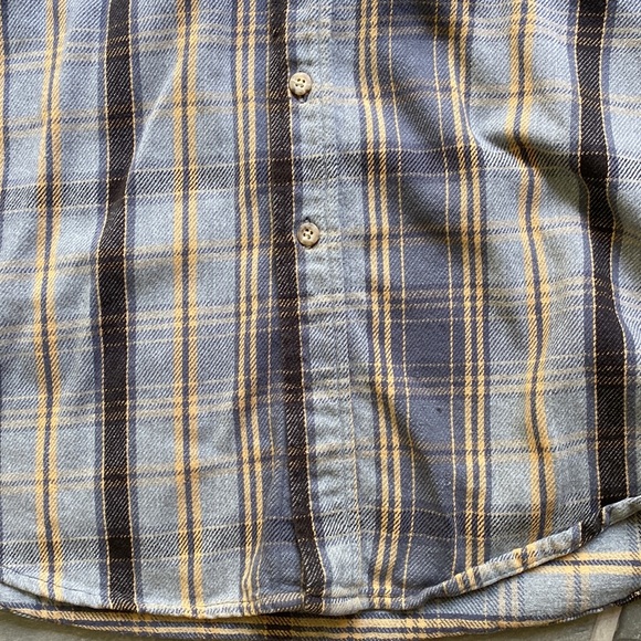 Carhartt Vintage Worn Men’s Flannel Button Down Shirt size Large - Picture 3 of 16